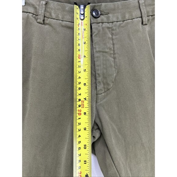 Arrow Pants Men’s Size 32 Low Rise Slim Fit Straight Leg Bronson Fit Army Green - Picture 5 of 14